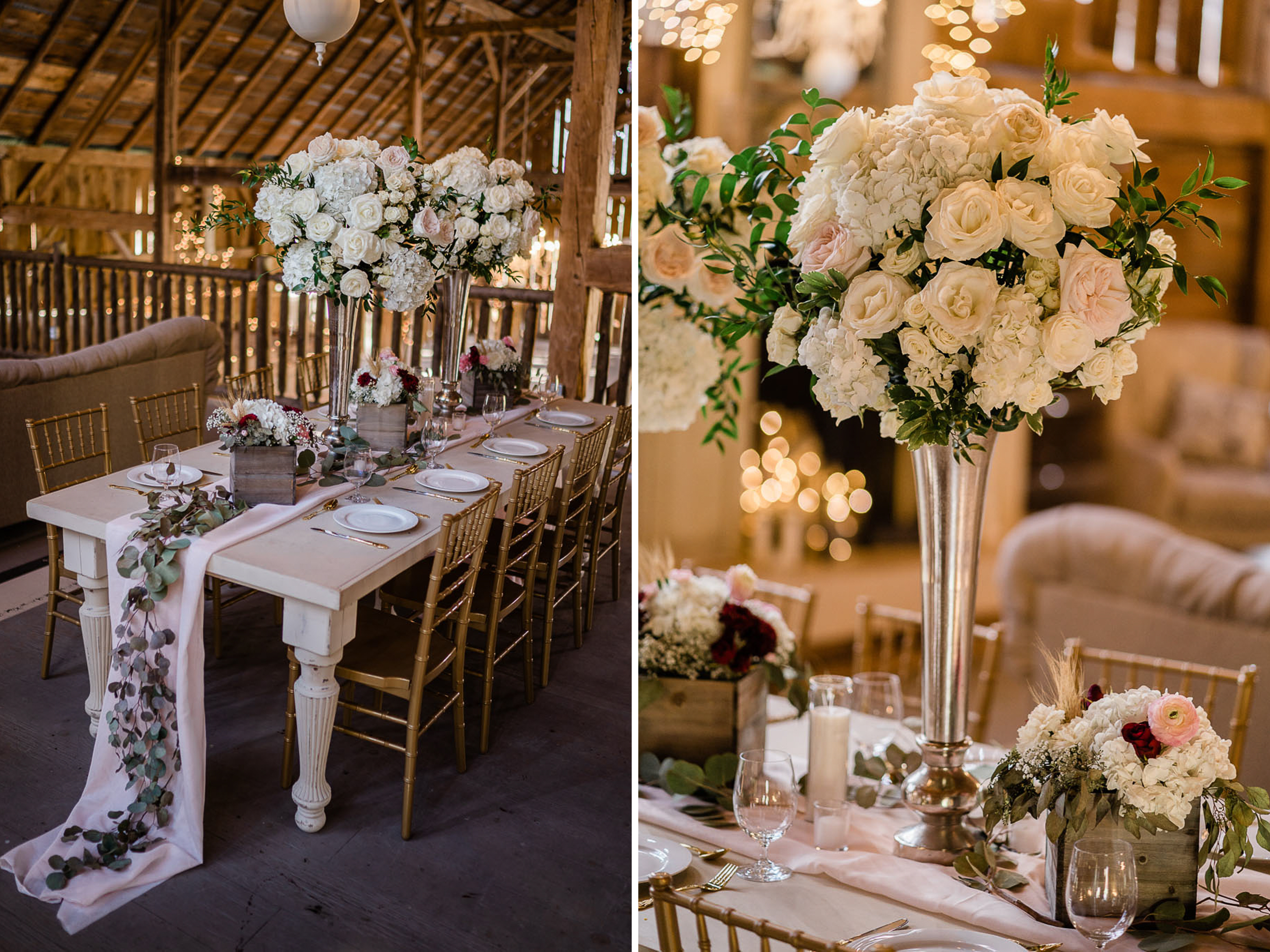 Wedding table setting