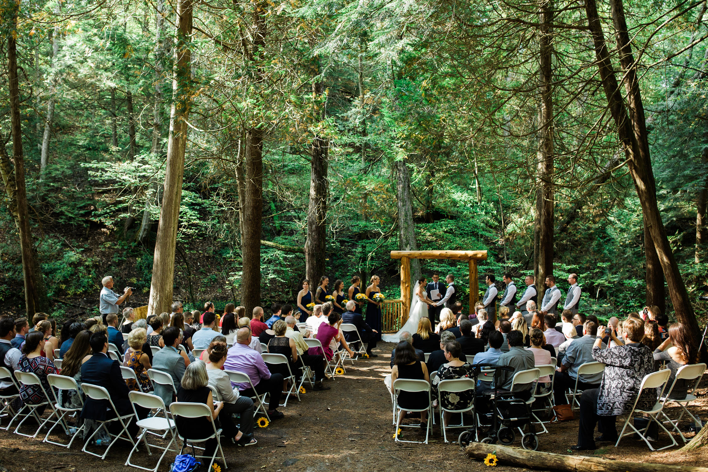 Gorgeous wedding in the heart of the Ganaraska Forest!