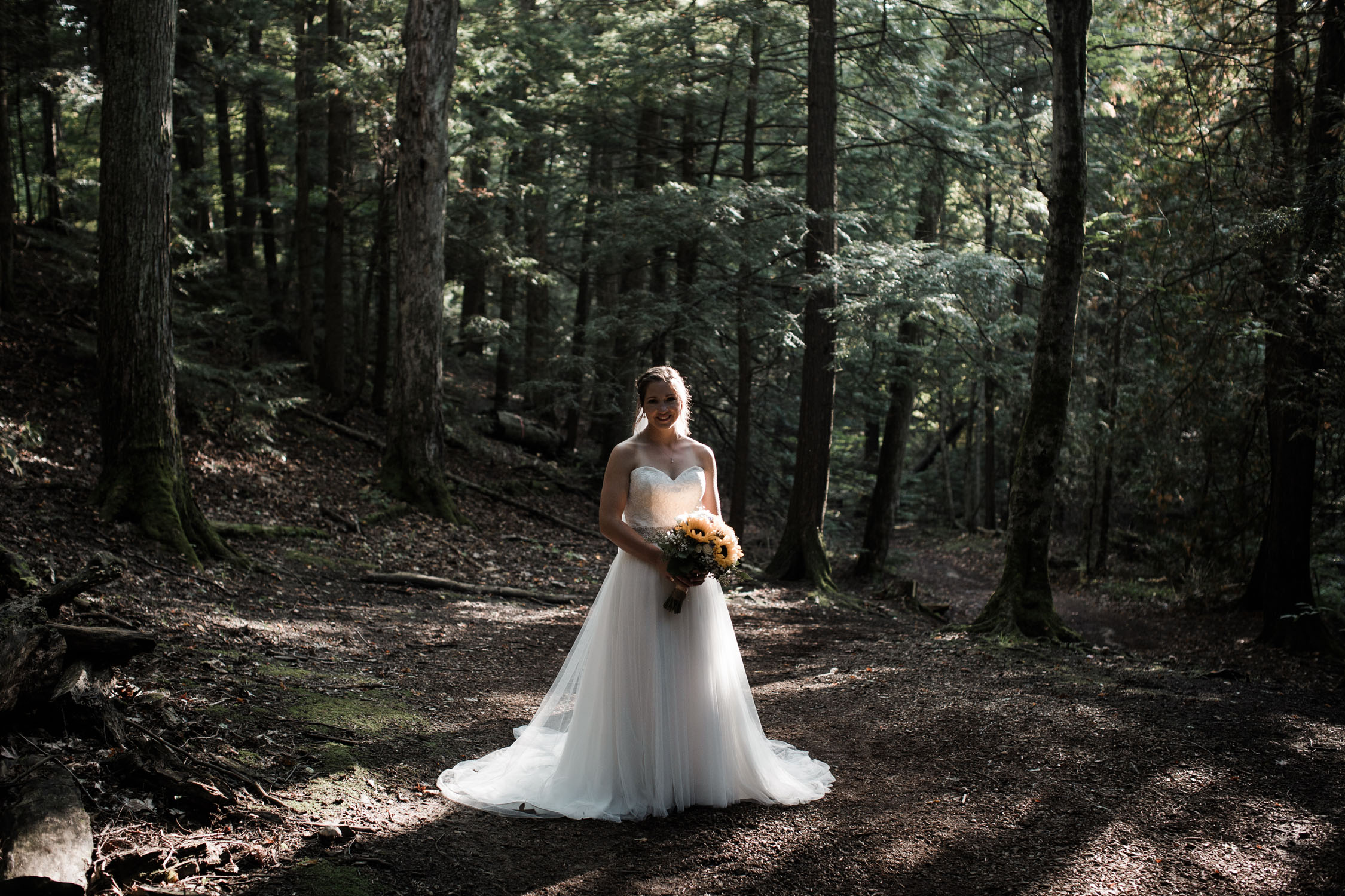 Just married at the Ganaraska Forest Centre